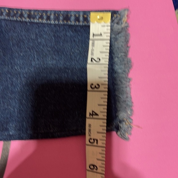 Free People High Waist Distressed Hem Jeans Size 27 - Picture 9 of 10